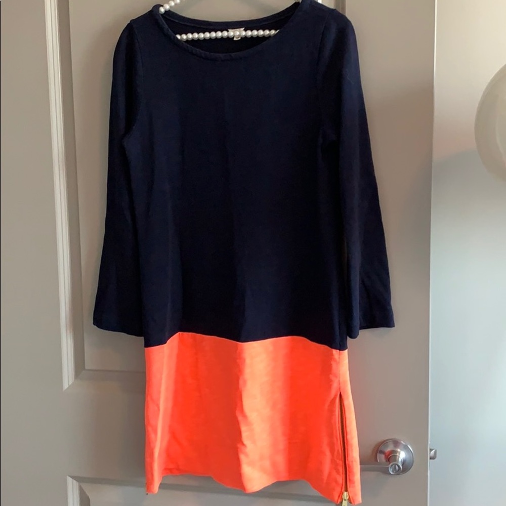 Jcrew knit colorblock shift dress